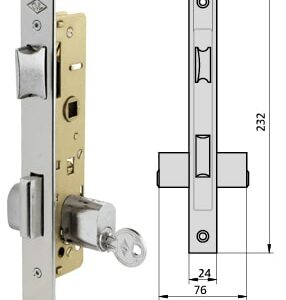 CERRADURA CVL 1964 T/O HN/CN