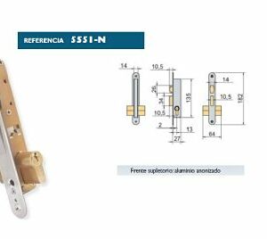 CERRADURA LINCE 5551 N