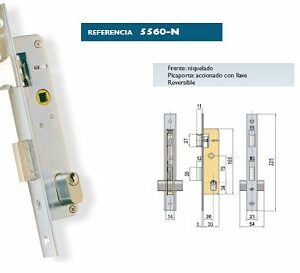 CERRADURA LINCE 5560 N