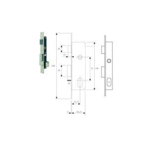 CERRADURA TESA 2220 12 NM