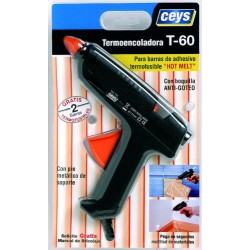 PISTOLA TERMOFUSION 230 V. 60W.