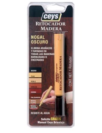 RETOCADOR MADERA NOGAL OSCURO  CEYS